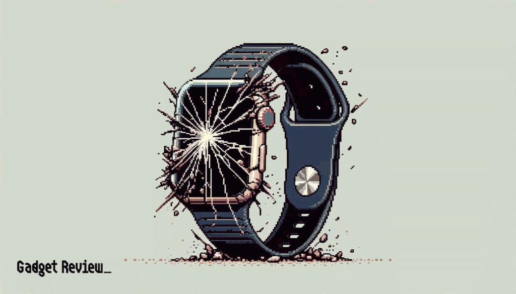 damaged smartwatch
