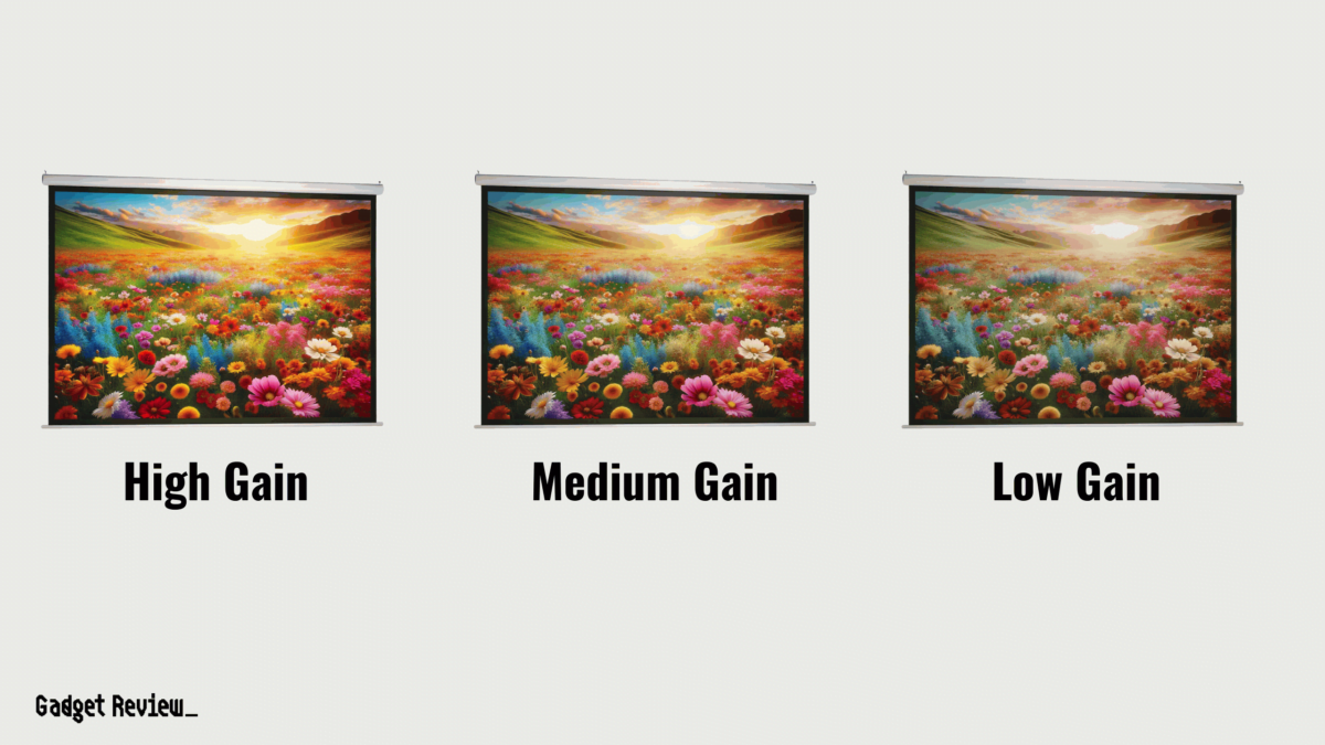 What Is Projector Screen Gain Gain For Projectors Explained