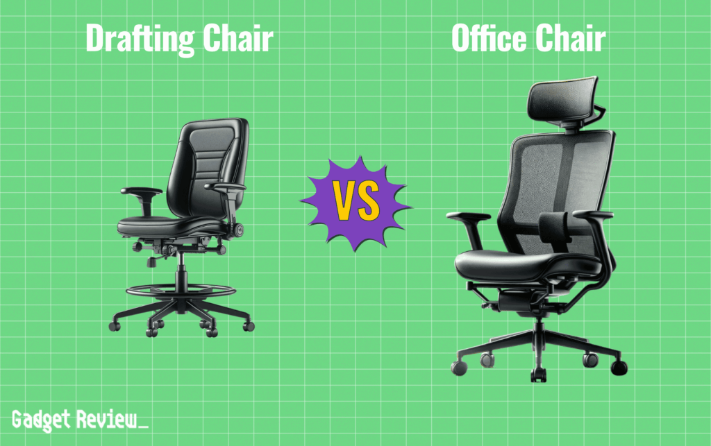 A Drafting Chair and a Office Chair