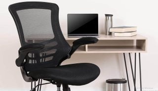 Flash Furniture Mid-Back Black Mesh Ergonomic Drafting Chair Review