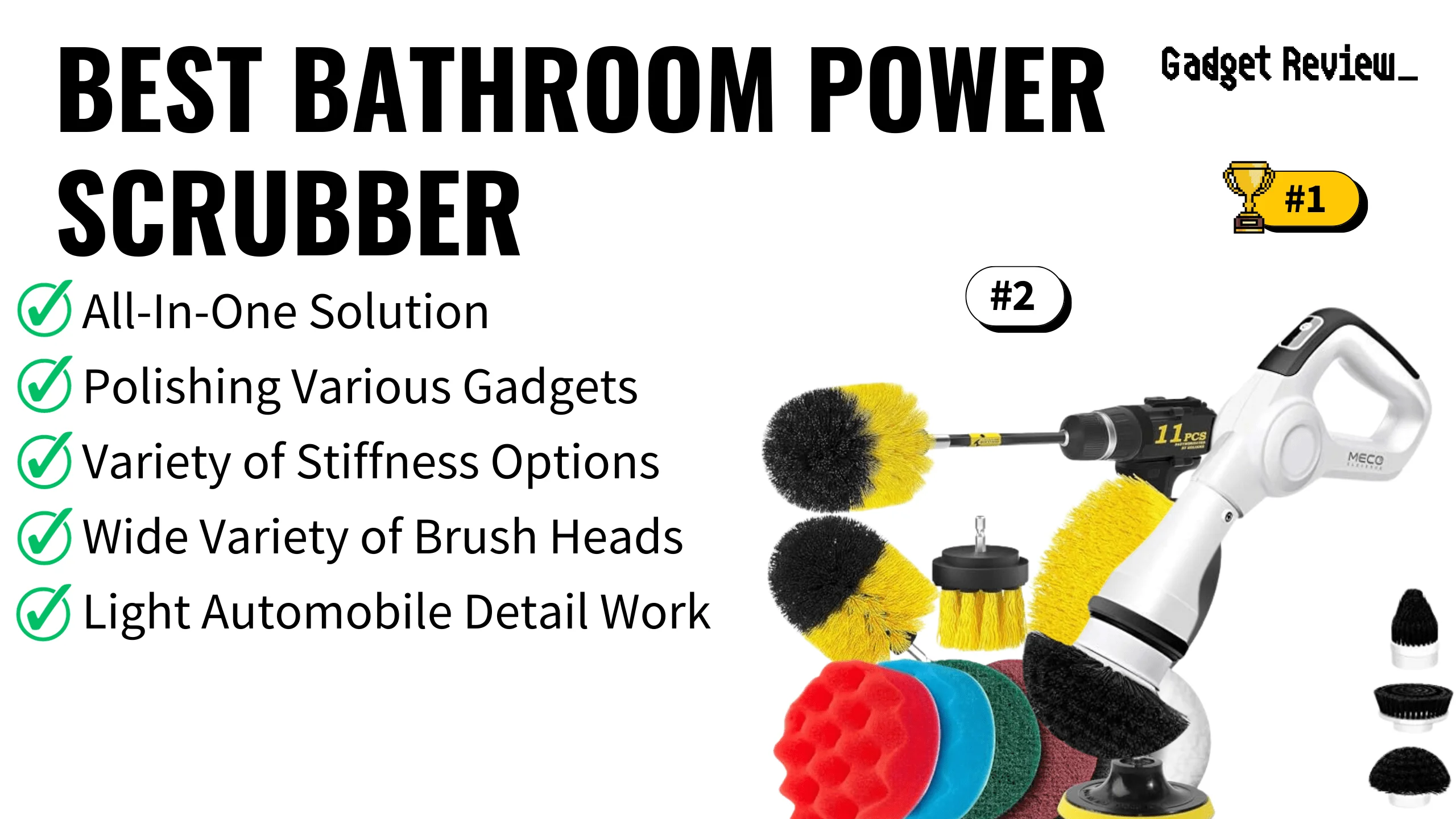 best bathroom power scrubber featured image that shows the top three best bathroom essential models