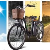 250W Cargo Electric Bicycle 6-Gear Speed Sporting Ebike