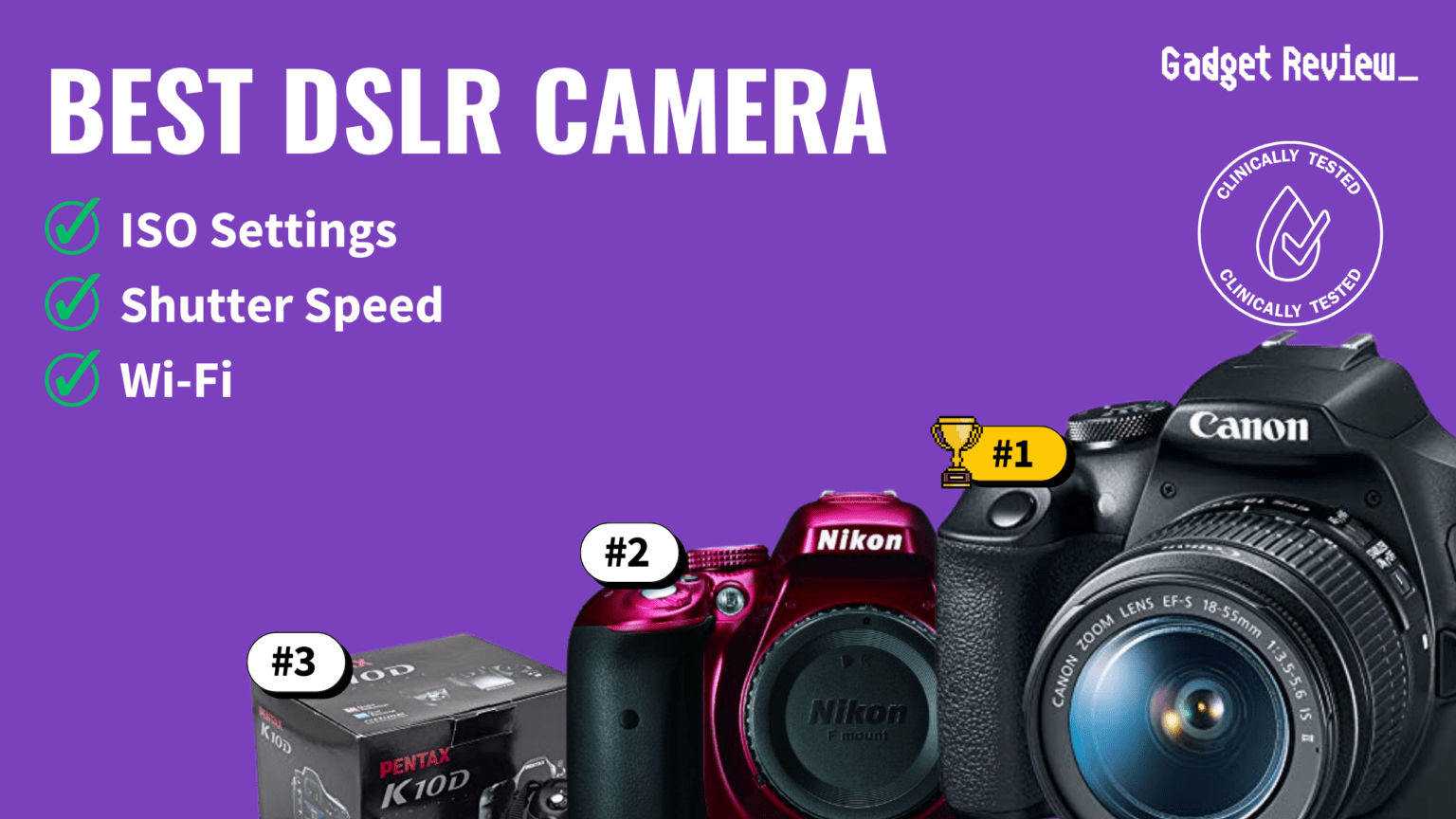 Best DSLR Camera Rating & Buyer's Guide