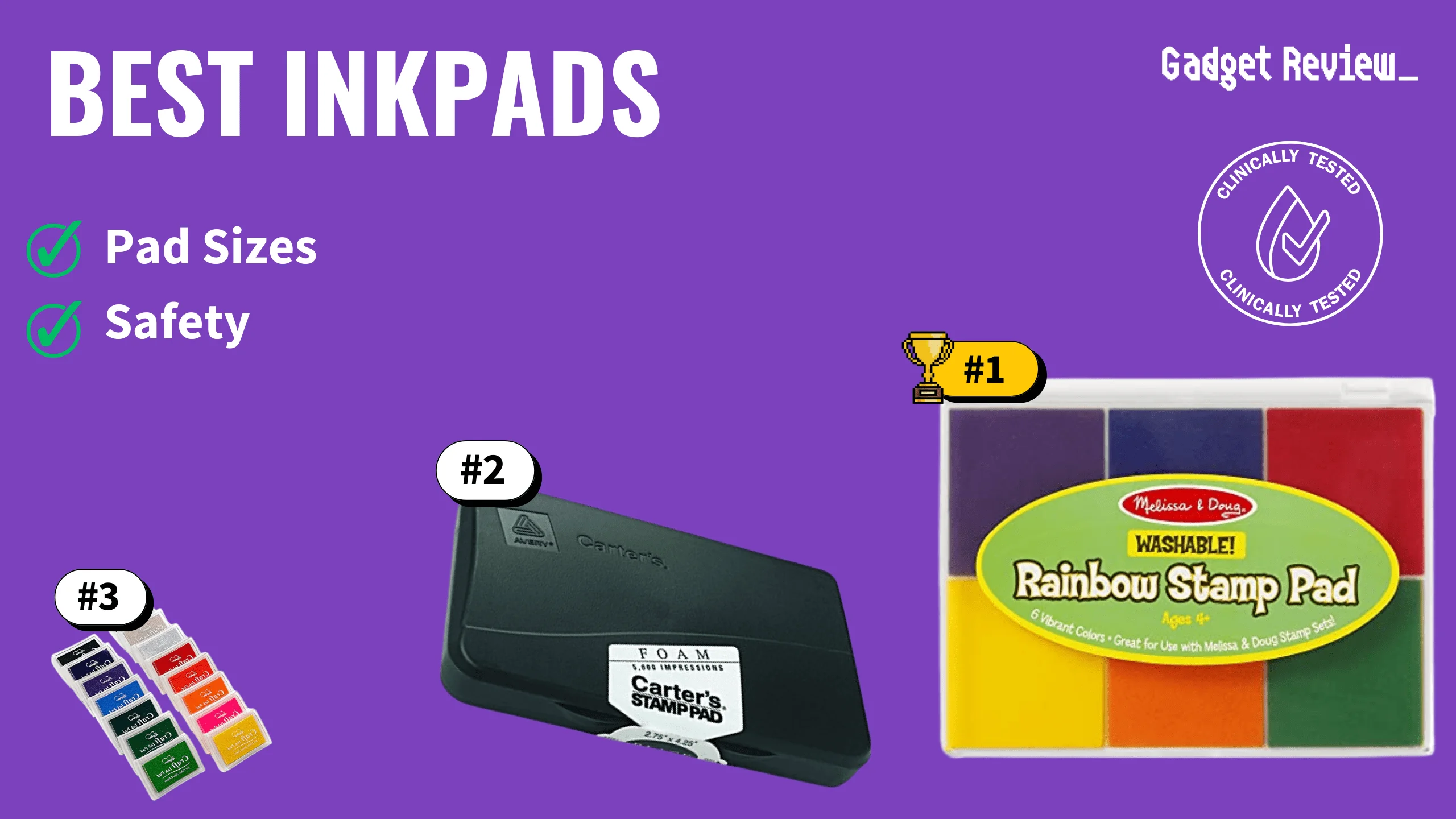 Large Washable Ink Pads