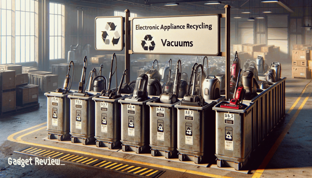 electronic appliance recycling center for vacuums