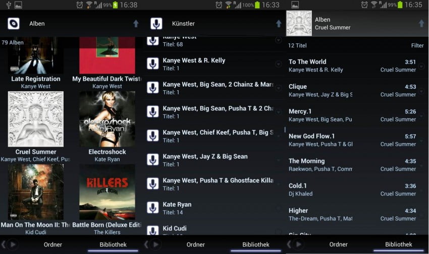 music apps for android