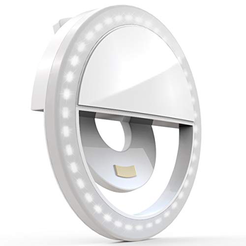 auxiwa clip on selfie ring light review