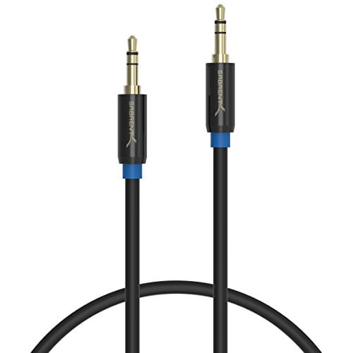 Sabrent 3.5mm Male-to-Male Aux Cable