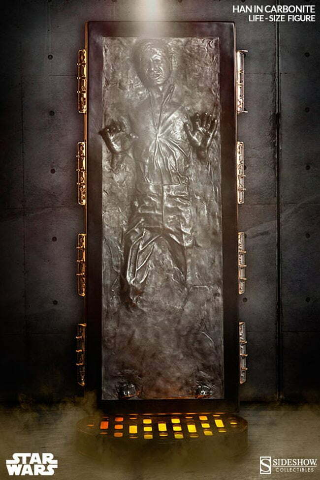 Han Solo Frozen In Carbonite Life-Size Figure