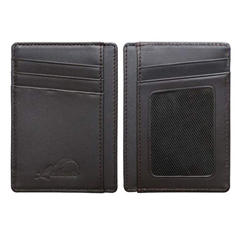 Lethnic Slim Wallet RFID Front Pocket Minimalist Wallet