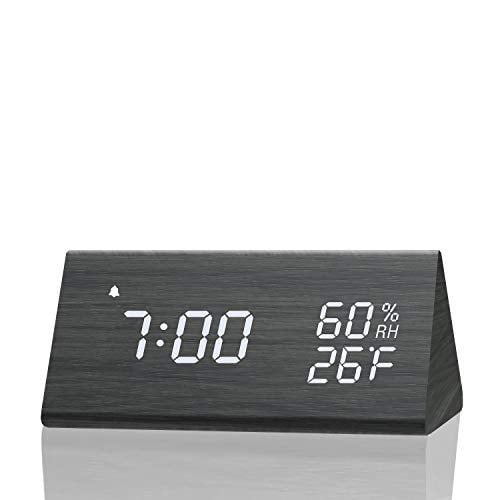 Jall Digital Alarm Clock Review, Jall Wooden Clock Instructions