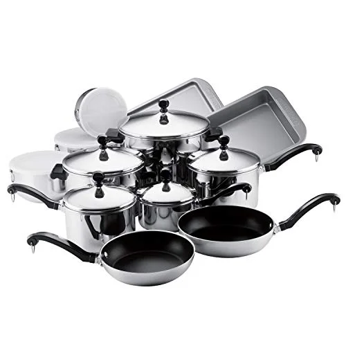 Farberware Classic Stainless Steel 17-piece Cookware Set