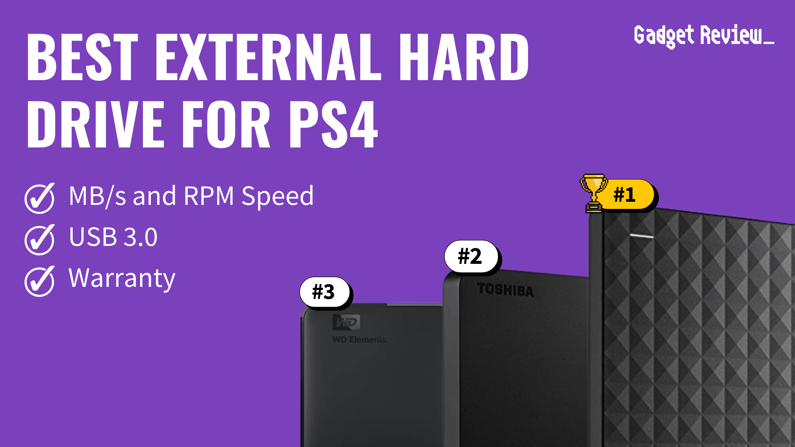 Best External Hard Drive for PS4