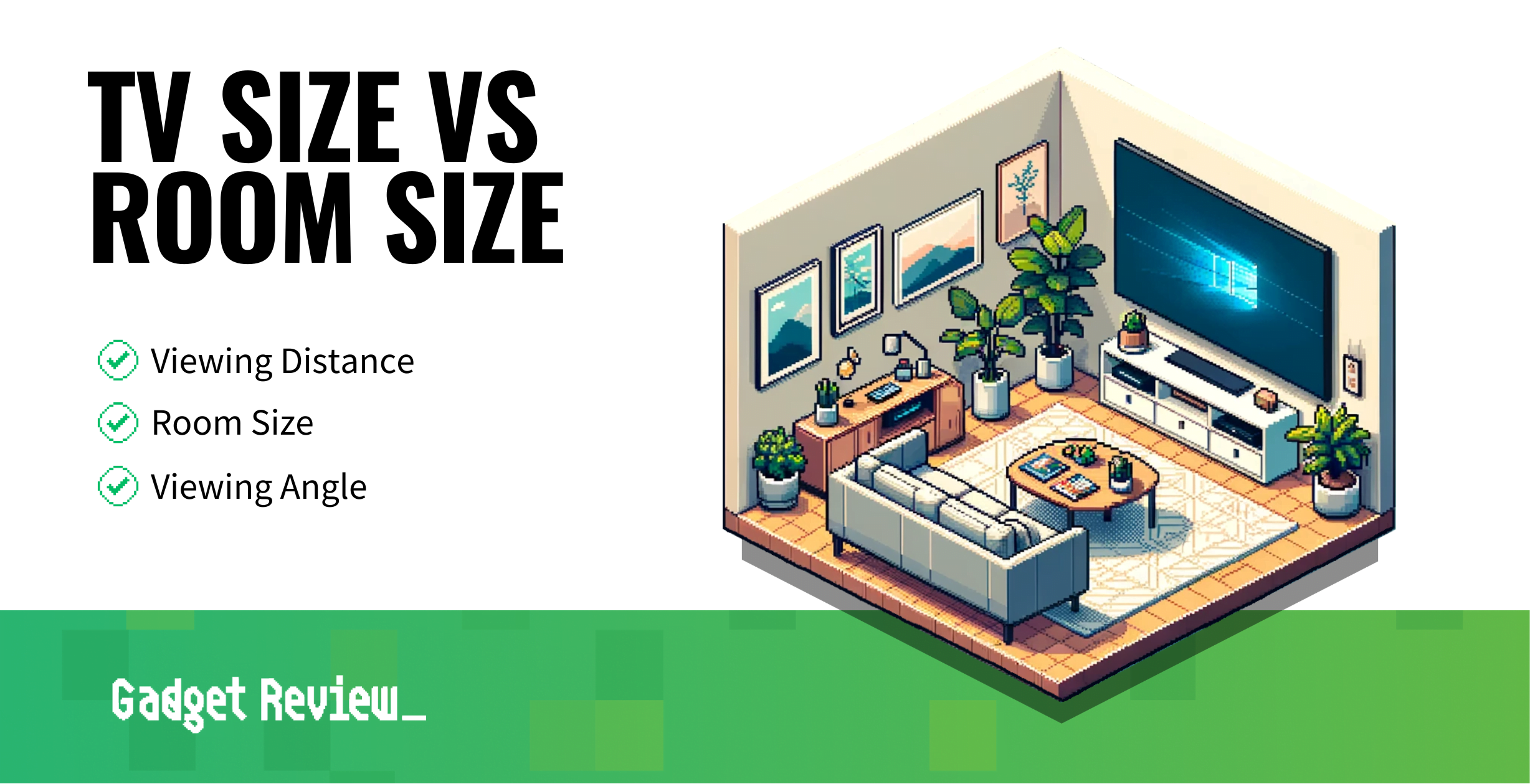 tv size vs room size guide