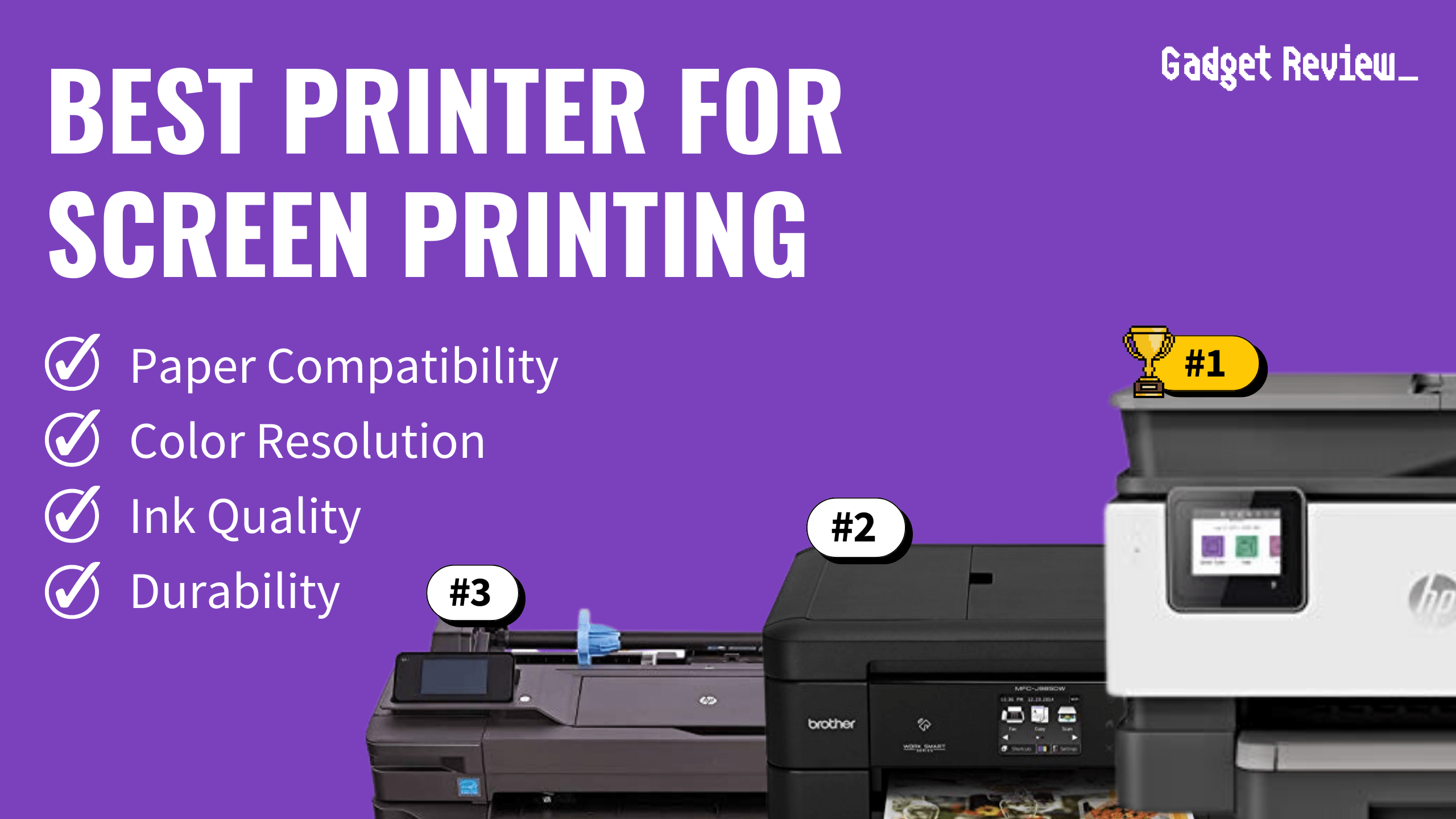 Best Printer for Screen Printing