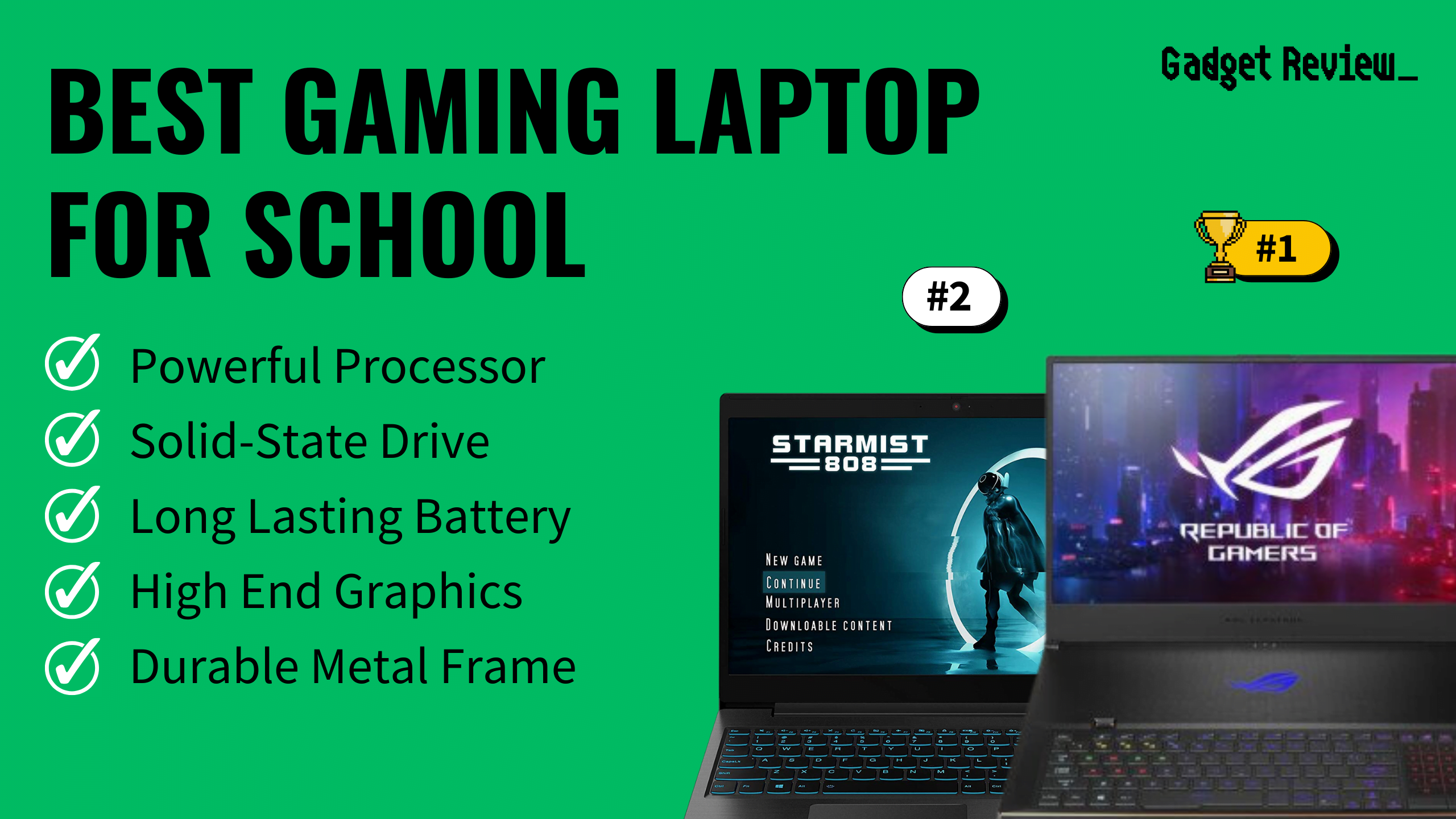 Best Gaming Laptop for School