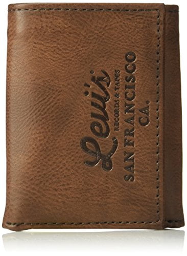 Levi's Men's Genuine Leather Trifold Cool Wallet