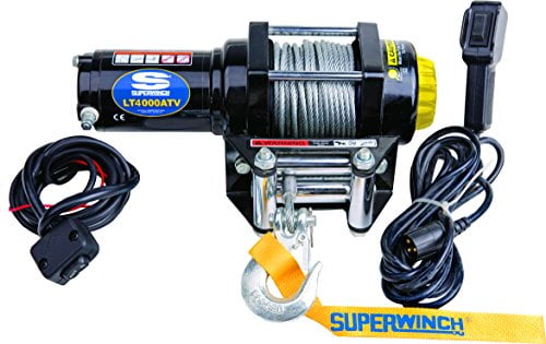 Superwinch 1140220 Black 12 VDC LT4000ATV Winch