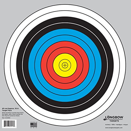 Archery 40cm Targets Longbow Approx