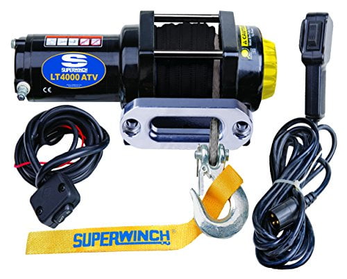 Superwinch 1140230 Black LT4000ATV Winch