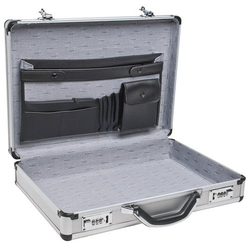 RoadPro SPC 931R Silver Aluminum Briefcase