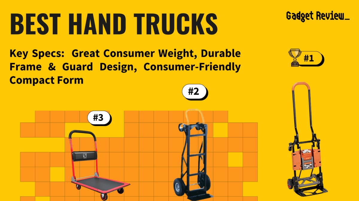 Best Hand Truck Top Hand Trucks & Dollies Reviewed