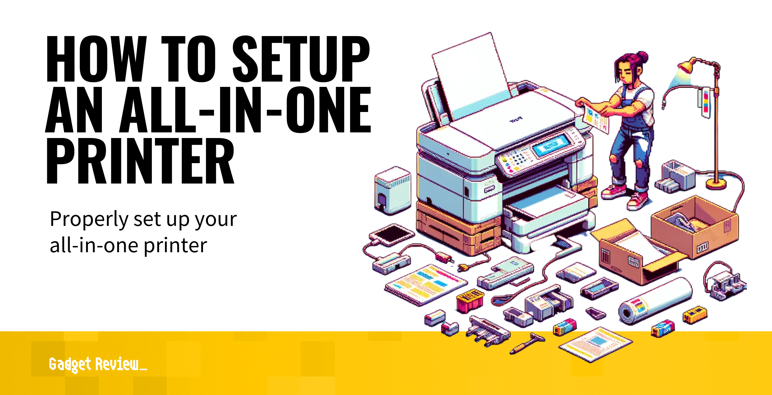 how to setup all in one printer guide