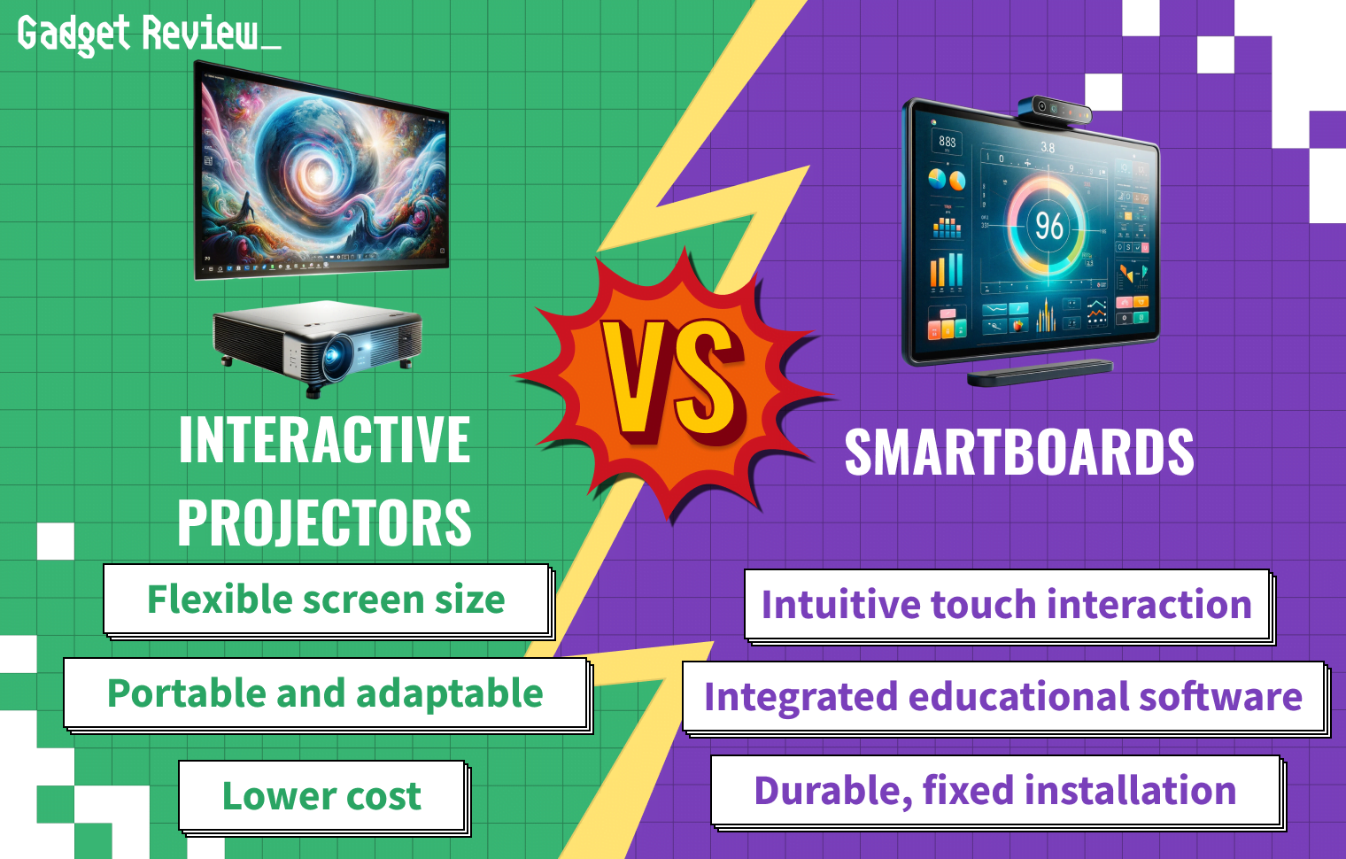 smartboard vs interactive projector guide