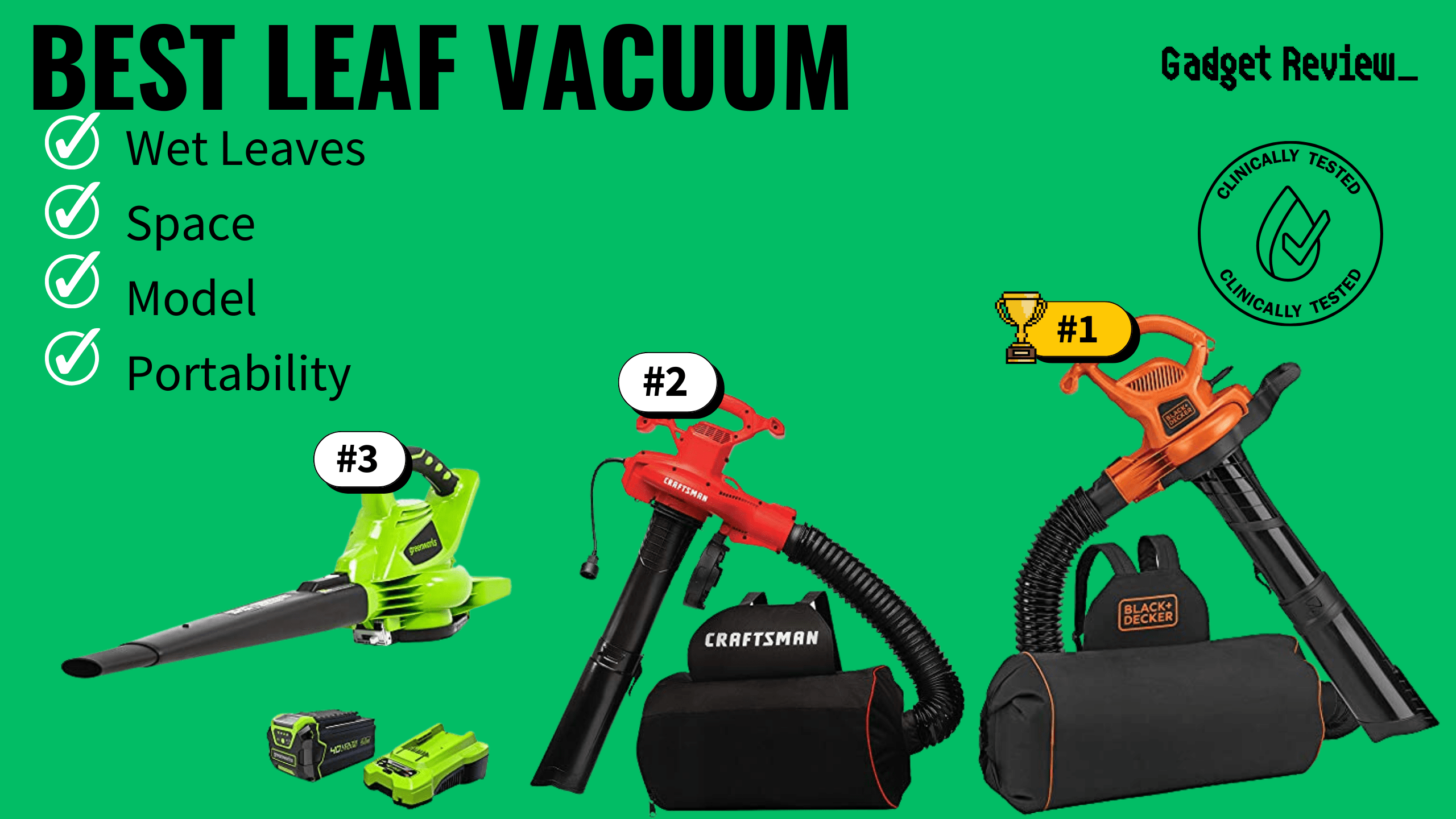 Best Leaf Vacuums