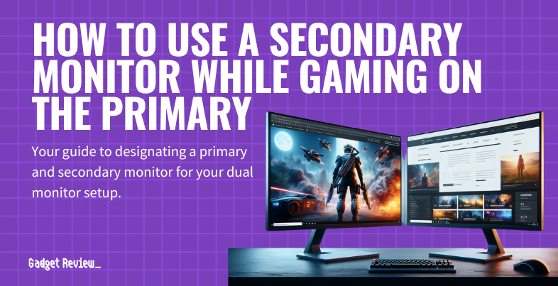 how to use a secondary monitor while gaming on the primary guide