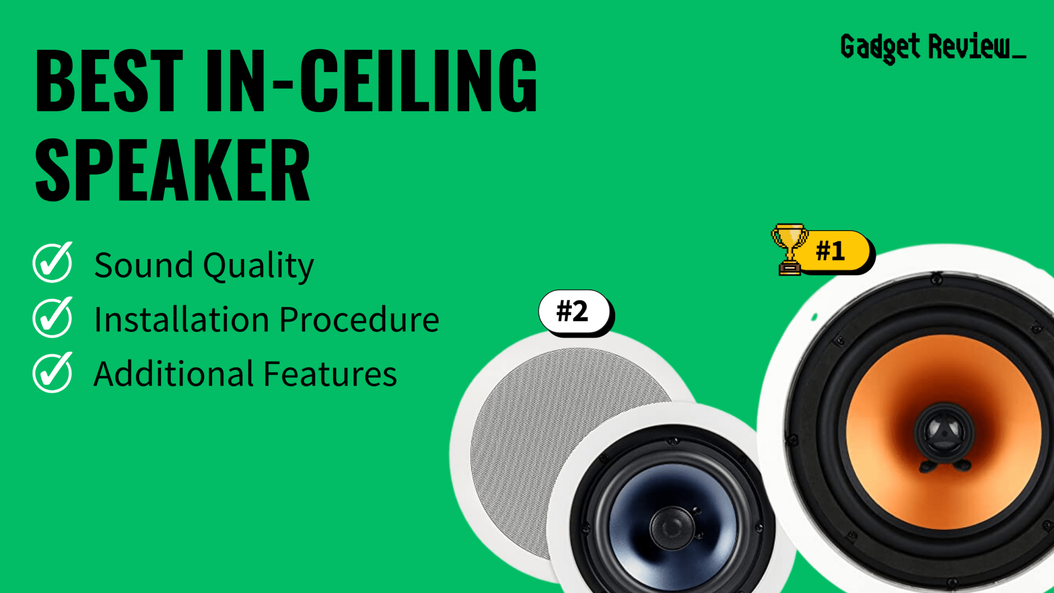 Best In Ceiling Speaker Top Flush Mounted Speakers