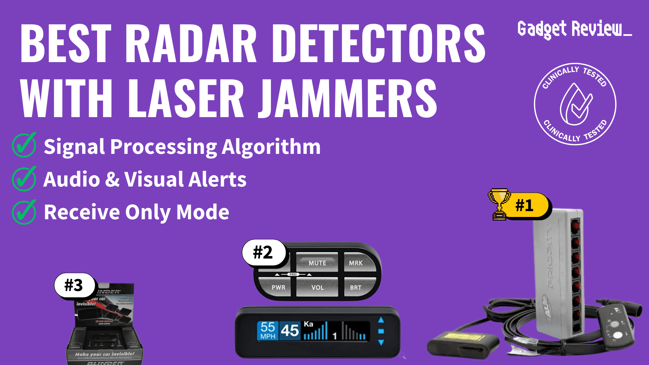 10 Best Radar Detectors With Laser Jammer