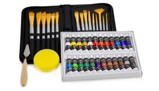 Acrylic Paint Premium Artist Brushes Review