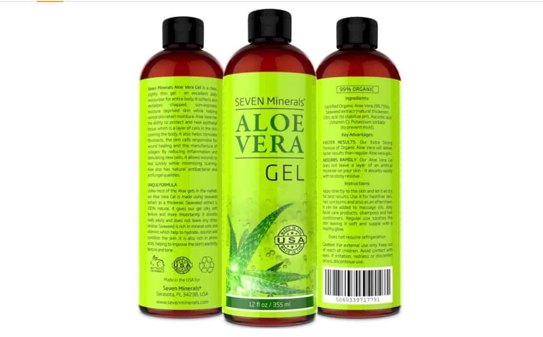 Aloe Vera Gel Organic XANTHAN Review