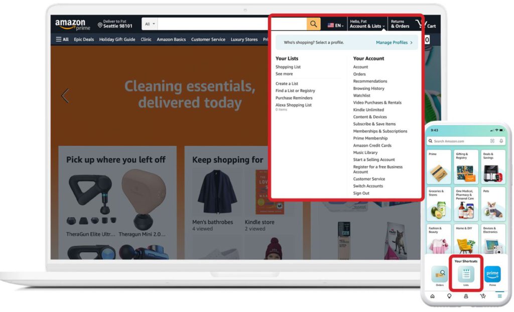 Amazon cart