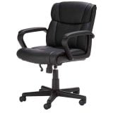 AmazonBasics Leather Mid-Back Office Chairs Review