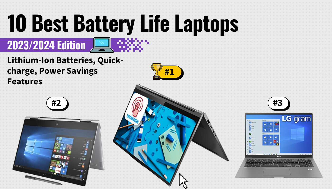 10 Best Battery Life Laptops