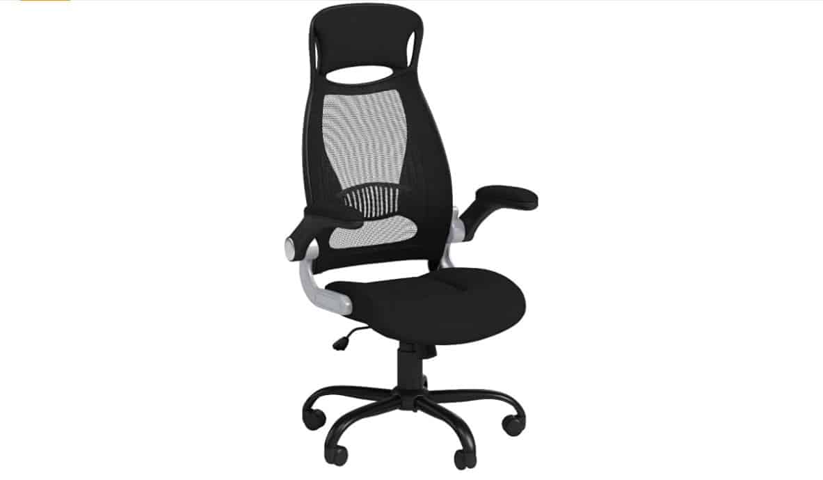 BERLMAN Ergonomic High Back mesh Office Chair with Adjustable Armrest Lumbar Support Headrest Swivel Task Desk Chair Computer Chair Black 