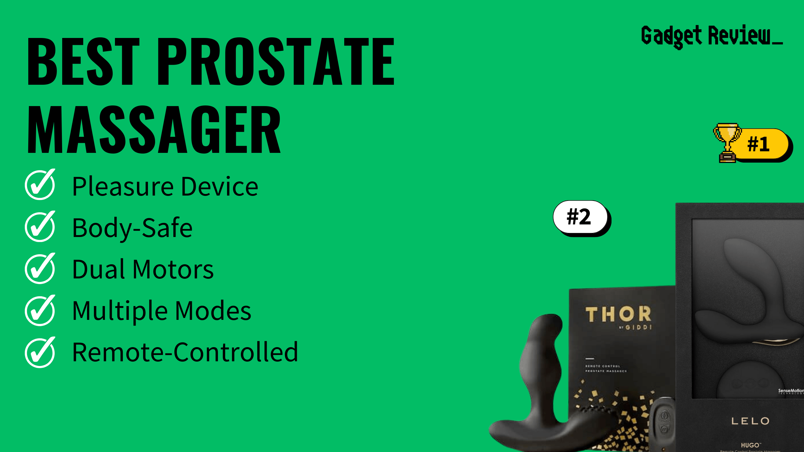 best prostate massager featured image that shows the top three best health & wellnes models
