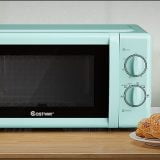 COSTWAY Retro Turn Dial Microwaves Oven Review