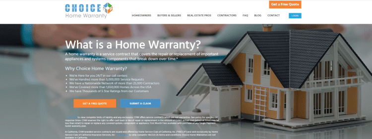 Choice Home Warranty Insurance