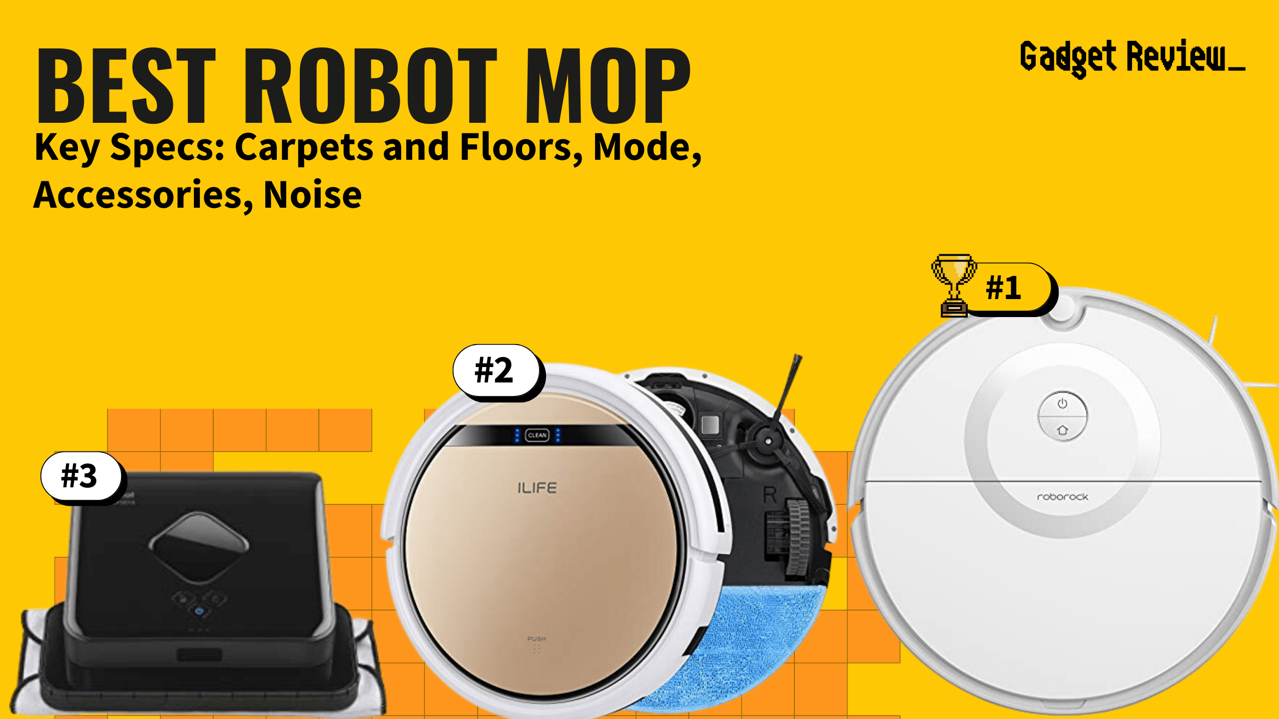 best robot mop featured image that shows the top three best robot vacuum models