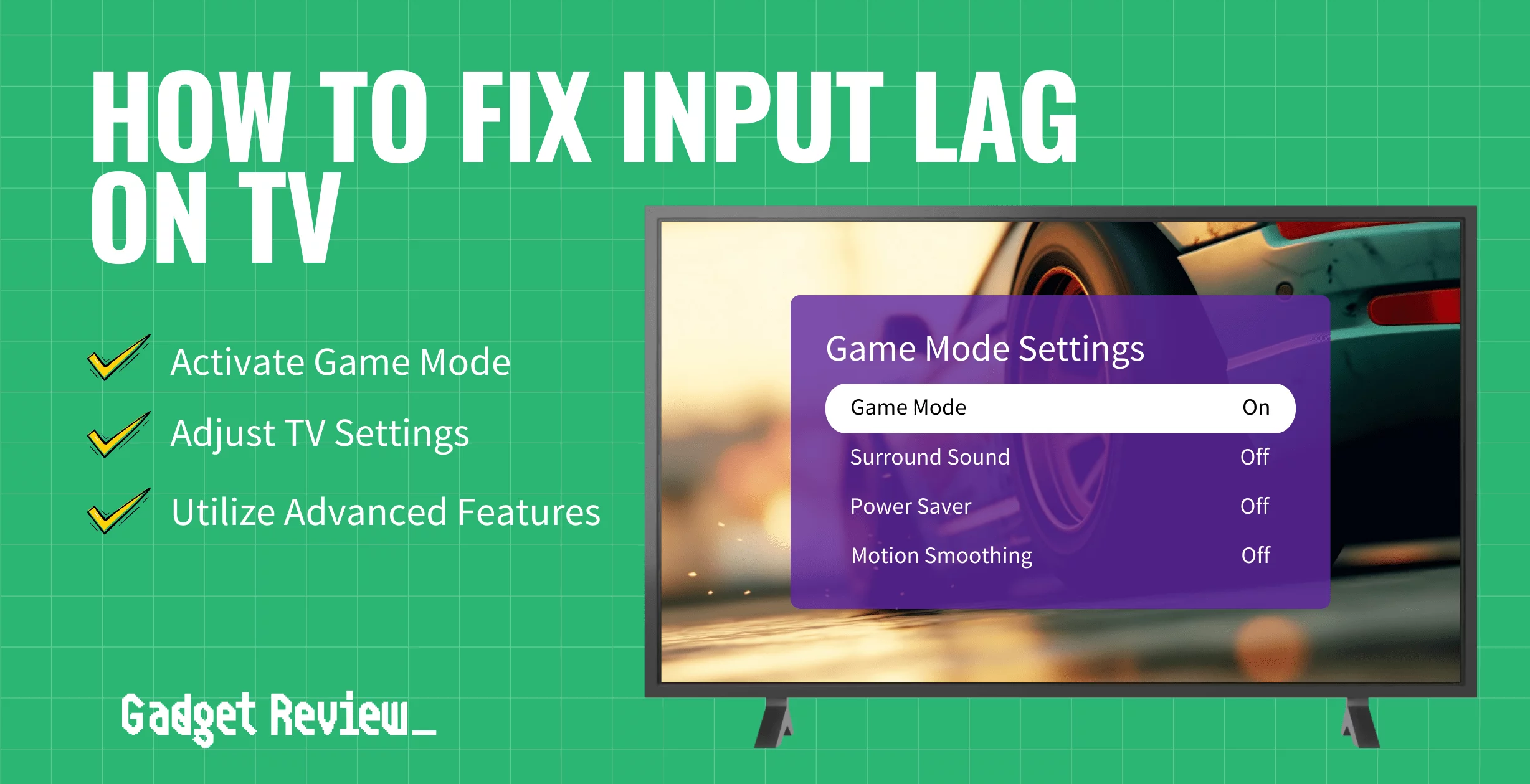 How to Fix Input Lag on a TV