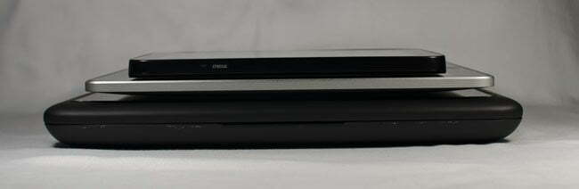 Dell Inspiron Duo Tablet Thickness Comparison