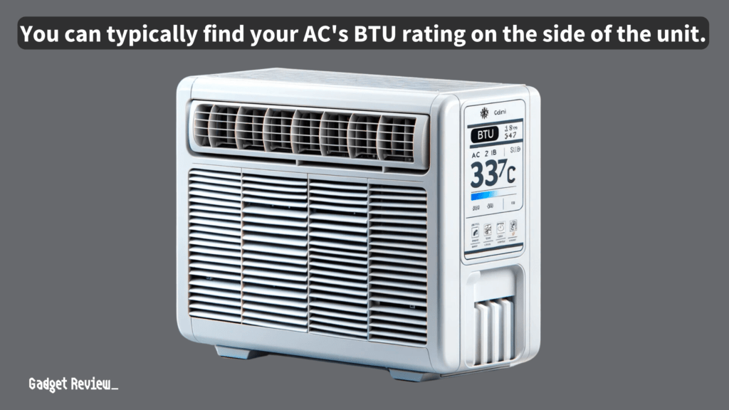 Determining the BTU of an air conditioner