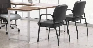 Devoko Office Reception Chairs Executive Leather Guest Chairs Review