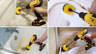 Drillbrush Bathroom Surfaces Scrubber Cleaning Review