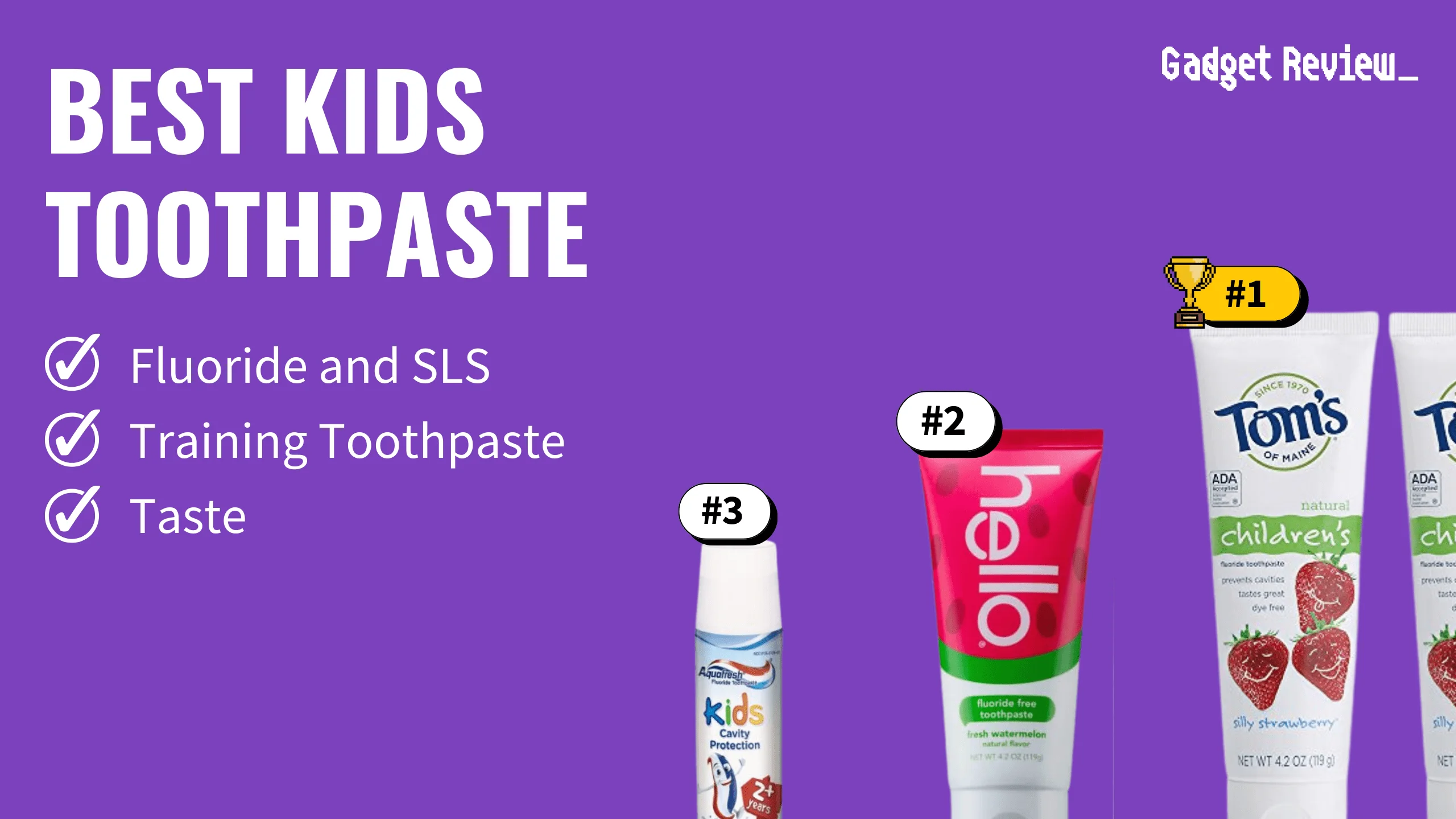 best kids toothpaste featured image that shows the top three best electric toothbrush models