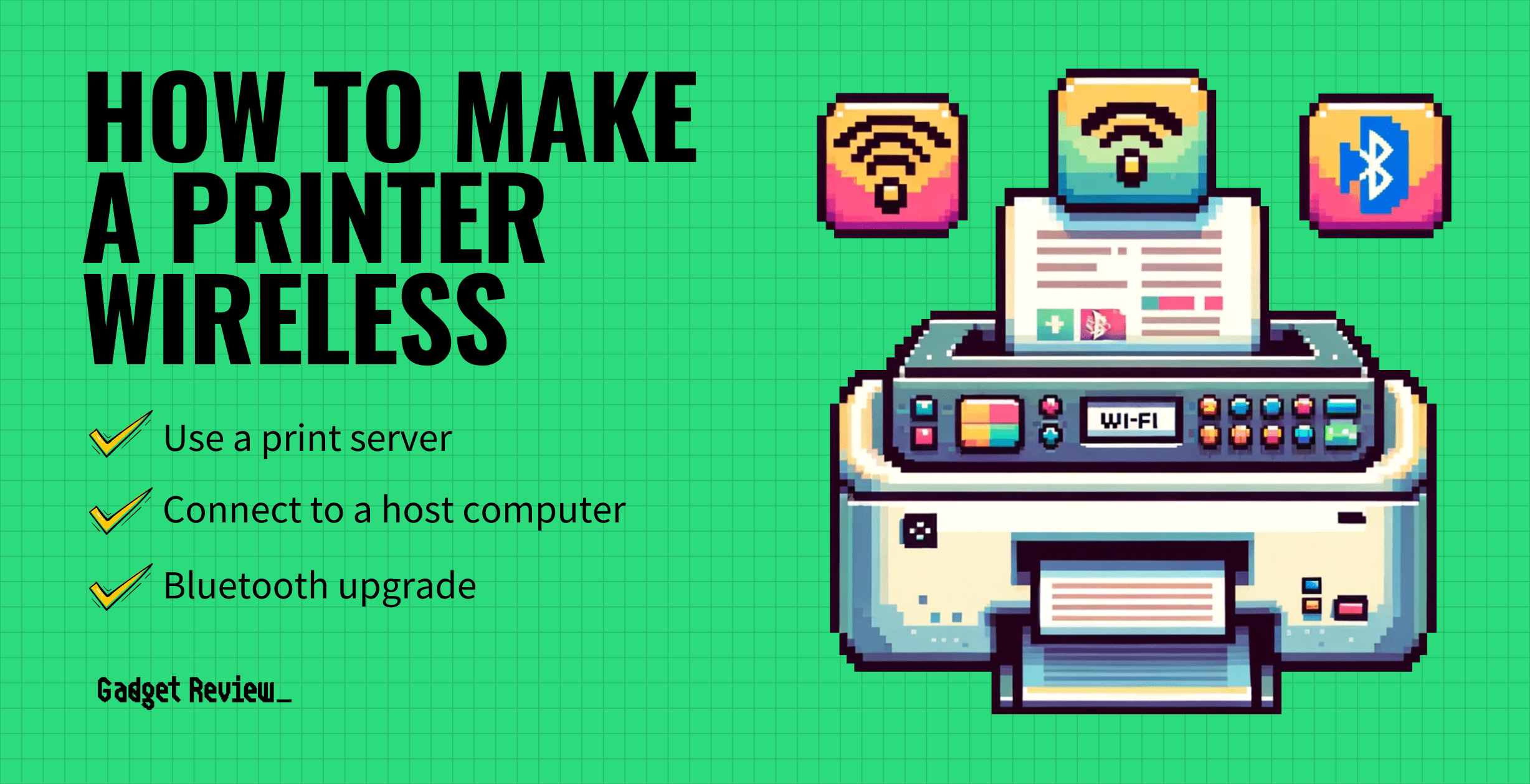 how to make printer wireless guide