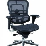 The adjustable lumbar support in the Ergohuman High Back Mesh chair provides good support for the lower back.